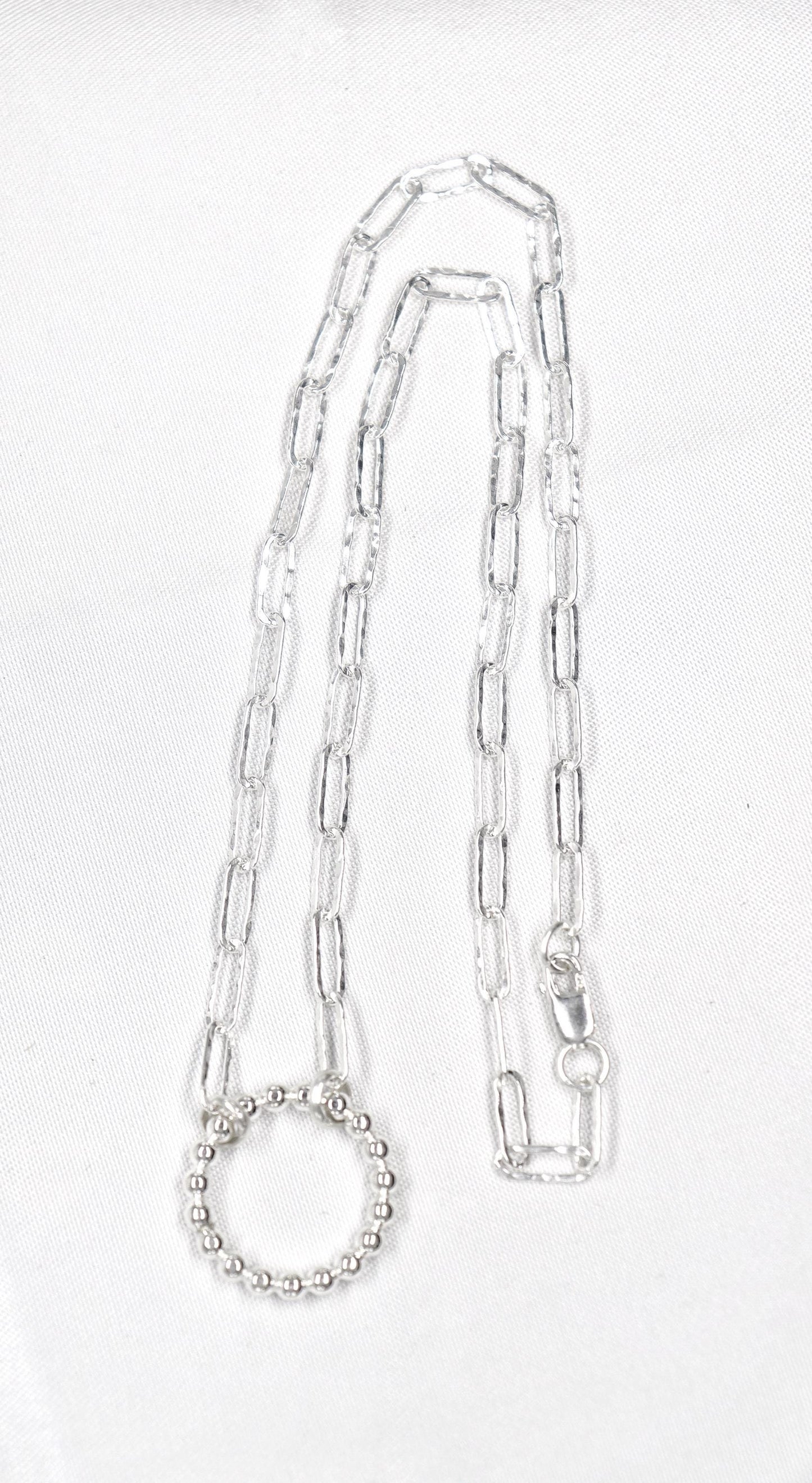 Day Collar TheOhbaby Sterling Silver, Sub Day Collar, Silver O ring necklace, O ring Chocker, gift for her gift for sub bsdm 24/7 Wear gag