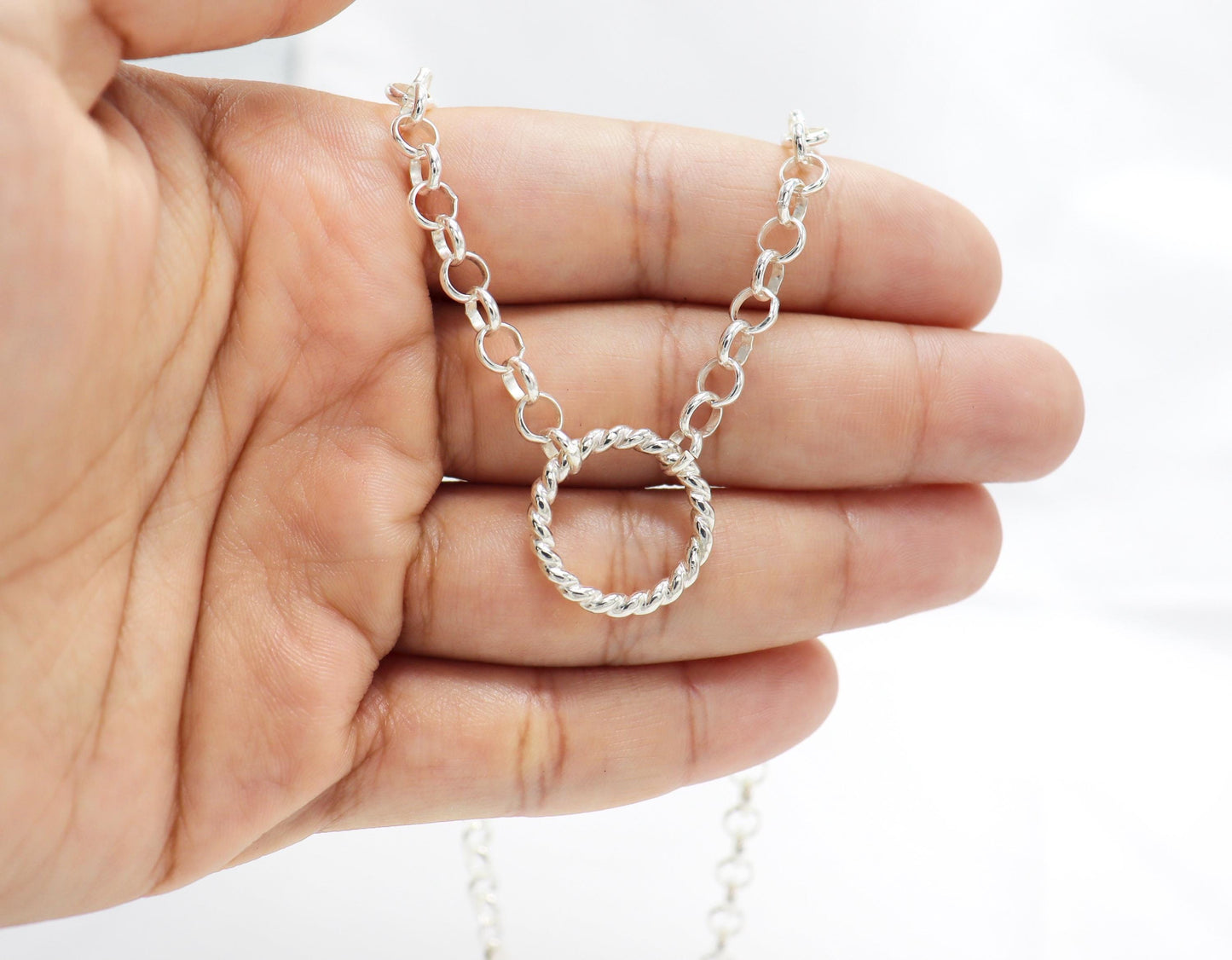 Day Collar HeavyOh Sterling Silver, Sub Day Collar, Silver O ring necklace, O ring Chocker, gift for her gift for sub bsdm 24/7 Wear gag
