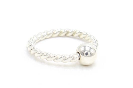 GlansBall© – Sterling Silver Non-Piercing Penis Bracelet with 10mm Silver Ball