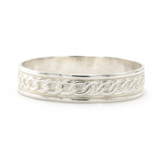 Dicksace© — Sterling Silver Decorative Cock Cuff