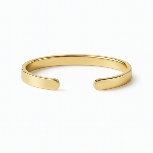 CuffmeGold© — 14K Gold-Plated Sterling Silver Cock Cuff