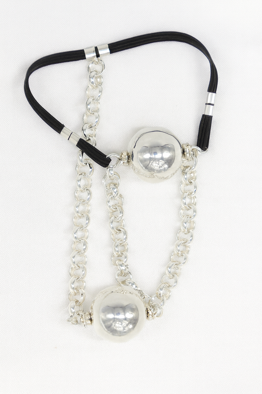 TheG2© — Sterling Silver Double Ball Cock Chain