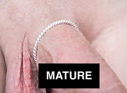 Penis glans ring DvineD2 Sterling Silver, Penis jewelry, penis ring jewelry, cock jewelry, dick jewelry, penis chain, penis ring, Adult