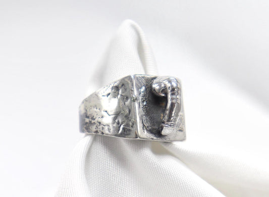 Penis Ring ThebigD Sterling Silver, valentines day, phallus ring, cock ring, dick ring Genitalia ring, Gift sex