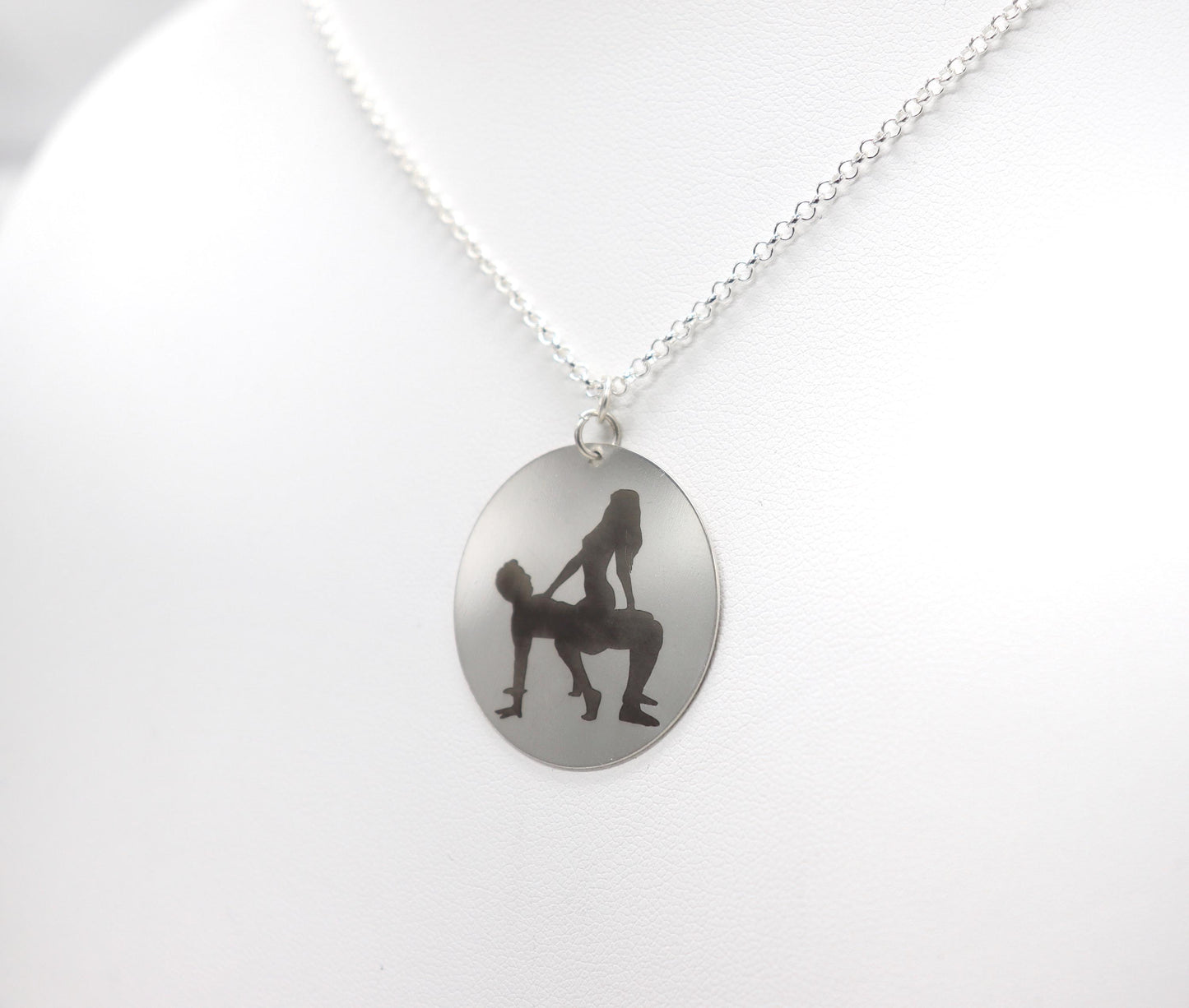 Sex position necklace Sterling Silver, arc sex position, Gift sex, spicy gift, special gift, mature gift, mature necklace, sex kamasutra gag