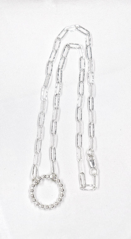Day Collar TheOhbaby Sterling Silver, Sub Day Collar, Silver O ring necklace, O ring Chocker, gift for her gift for sub bsdm 24/7 Wear gag