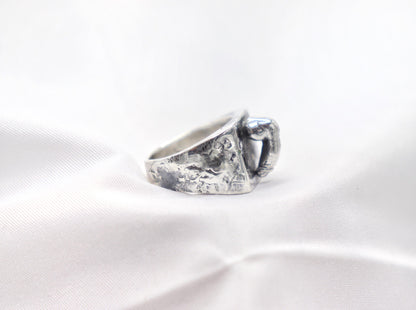 Penis Ring ThebigD Sterling Silver, valentines day, phallus ring, cock ring, dick ring Genitalia ring, Gift sex