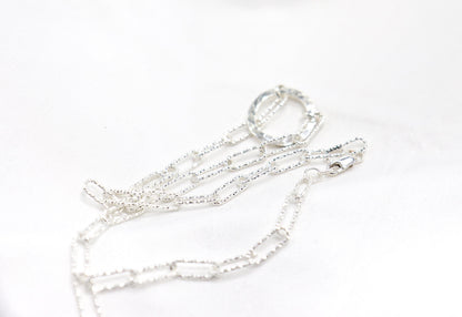 Day Collar TheOhbaby Sterling Silver, Sub Day Collar, Silver O ring necklace, O ring Chocker, gift for her gift for sub bsdm 24/7 Wear gag
