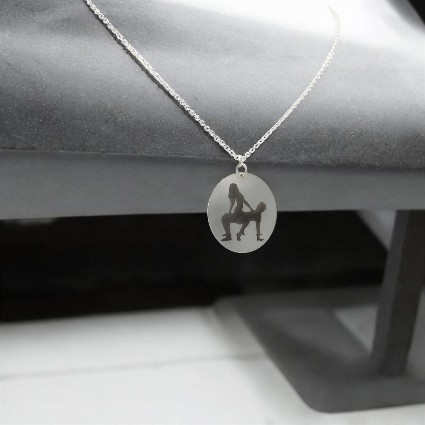 Sex position necklace Sterling Silver, arc sex position, Gift sex, spicy gift, special gift, mature gift, mature necklace, sex kamasutra gag