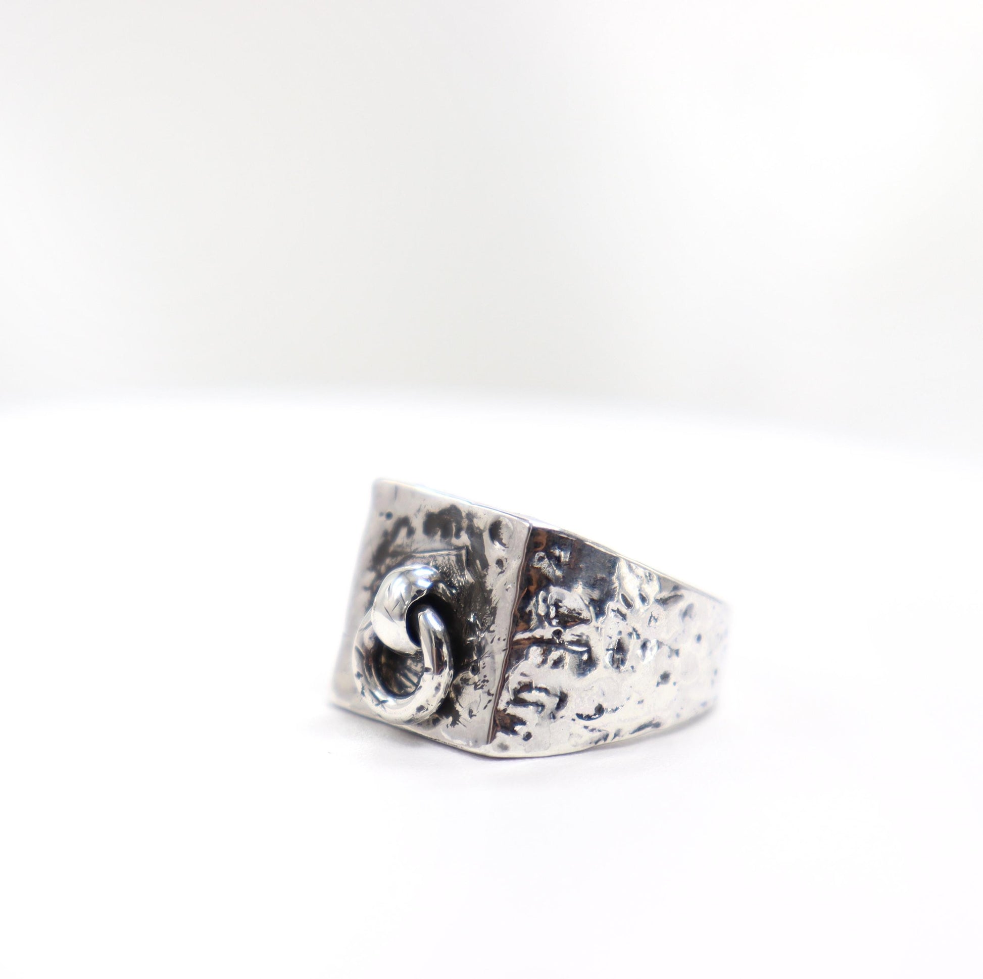 Day Ring TheMagnusOh Sterling Silver, Sub Day Ring, Silver O ring, Slave , gift for sub bsdm 24/7 Wear gag bondage unisex