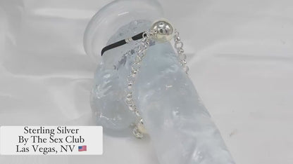 Penis chain TheG2© Sterling Silver, Penis jewelry, penis ring jewelry, cock jewelry, dick jewelry, penis chain, penis ring bracelet
