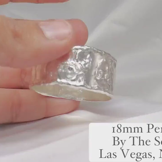 WildDreamz© Penis wide cuff 18mm Sterling Silver, Penis jewelry, penis ring jewelry, cock jewelry, dick jewelry, penis chain, penis ring
