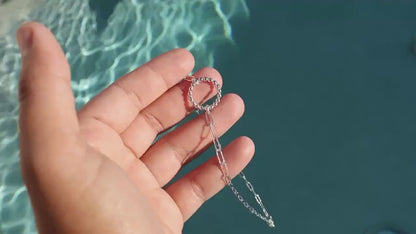 Day Collar TheOhbaby Sterling Silver, Sub Day Collar, Silver O ring necklace, O ring Chocker, gift for her gift for sub bsdm 24/7 Wear gag