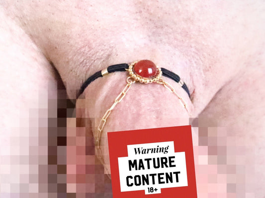 Penis chain HardyB© Silver Non Piercing Penis Bracelet, Penis jewelry, penis ring jewelry, cock jewelry, dick jewelry, penis chain