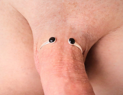 Penis bracelet CuffmeOnyx© Sterling Silver, Penis jewelry, penis ring jewelry, cock jewelry, dick jewelry, penis chain, penis ring, Adult
