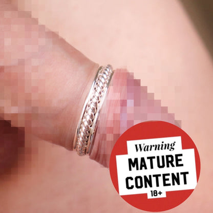 Penis bracelet Cufferx© Sterling Silver, Penis jewelry, penis ring jewelry, cock jewelry, dick jewelry, penis chain, penis ring, Adult