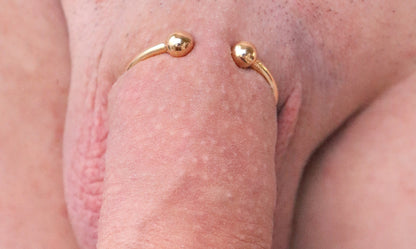 Penis glans ring Balls© 14k Yellow gold fill, Penis jewelry, penis ring jewelry, cock jewelry, dick jewelry, penis chain, penis ring, Adult