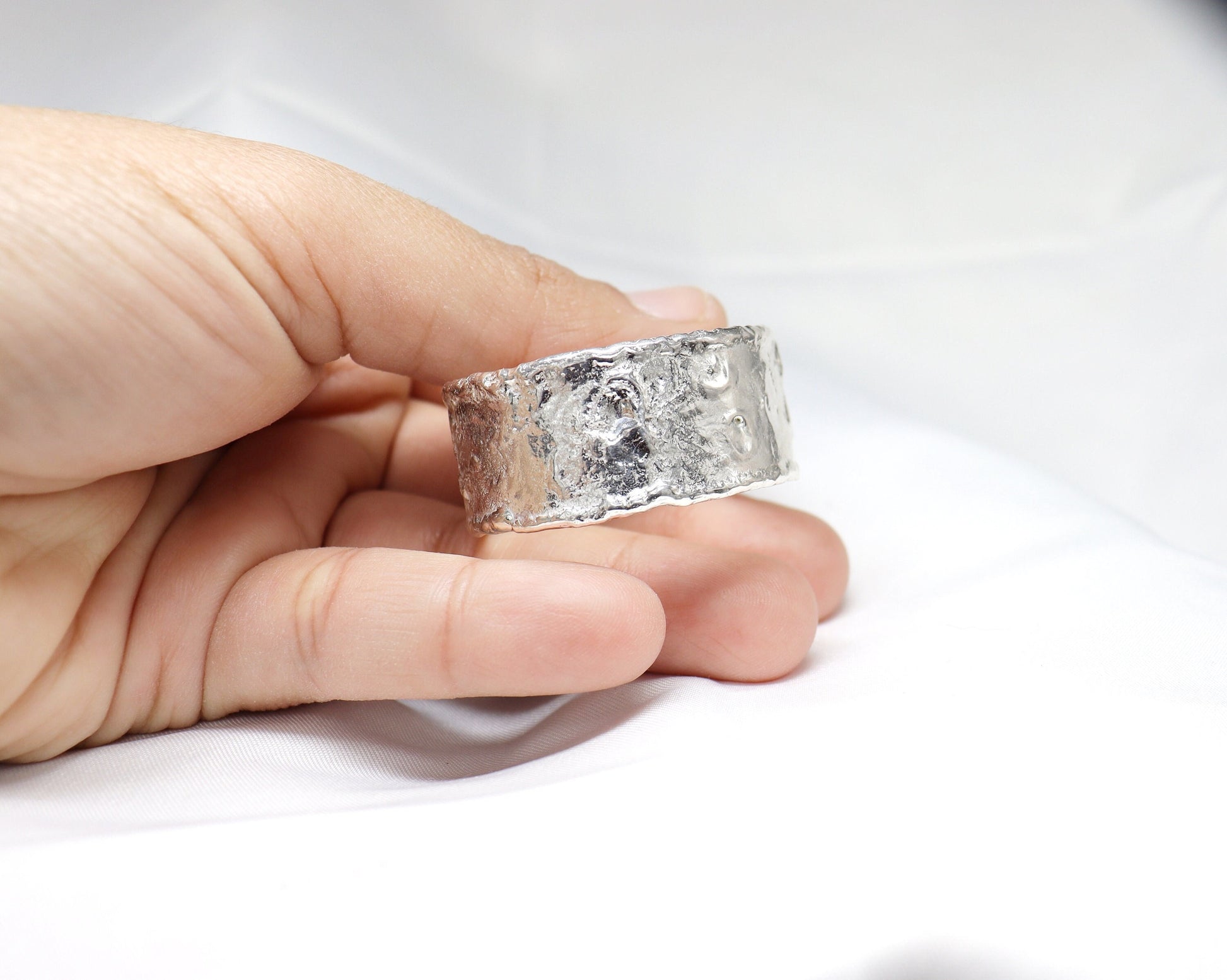 WildDreamz© Penis wide cuff 18mm Sterling Silver, Penis jewelry, penis ring jewelry, cock jewelry, dick jewelry, penis chain, penis ring