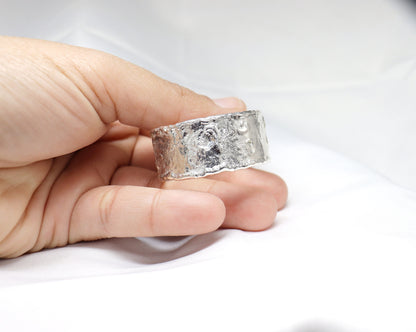 WildDreamz© Penis wide cuff 18mm Sterling Silver, Penis jewelry, penis ring jewelry, cock jewelry, dick jewelry, penis chain, penis ring