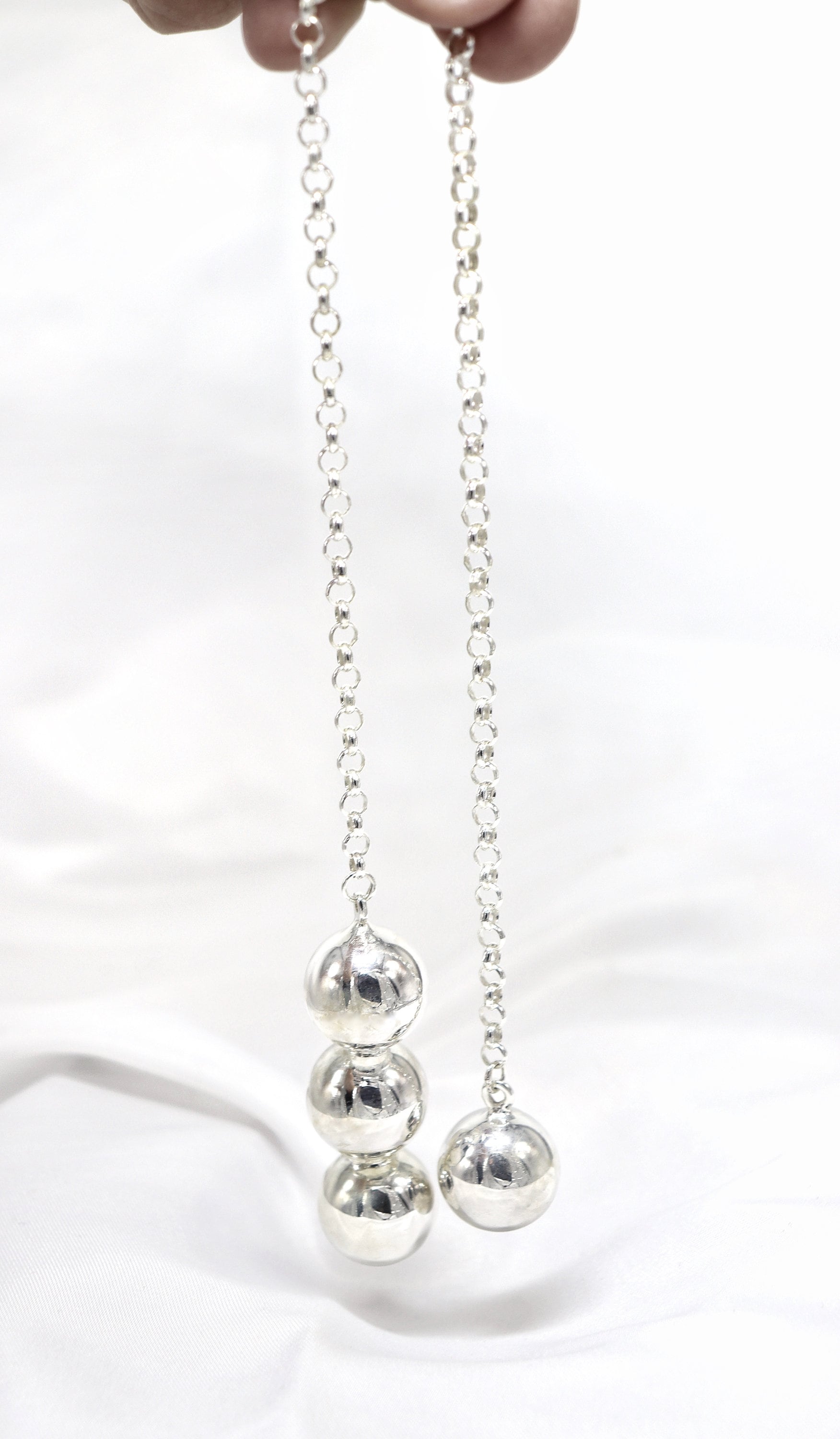 Beaded Butt Plug TheOriginal © men and women Sterling Silver Anal Plug Weighted Butt Plug Ribbed Plug beginner Sex Toy Adult Toys bdsm tail