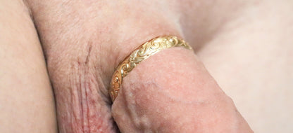 Penis glans ring ThickD© Yellow Gold Fill, Penis jewelry, penis ring jewelry, cock jewelry, dick jewelry, penis chain, penis ring, Adult