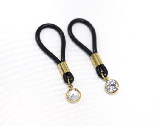 Non-Piercing Nipple Jewelry Jewelz© with heart Pendant in 14k Gold Fill, nipple jewelry, erotic jewelry nipple, erect nipples, sexy jewelry