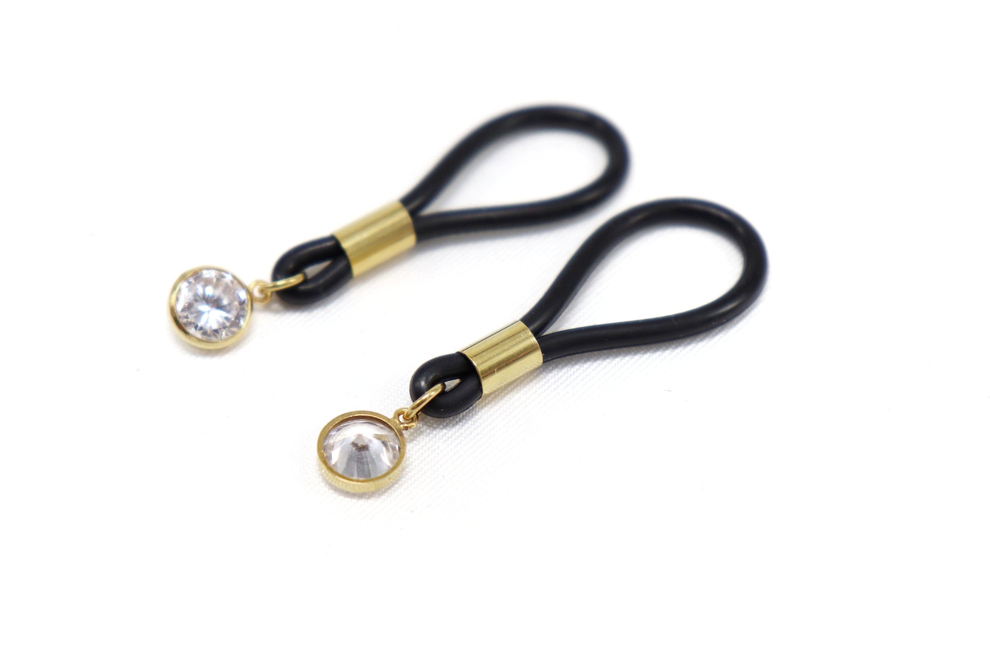 Non-Piercing Nipple Jewelry Jewelz© with heart Pendant in 14k Gold Fill, nipple jewelry, erotic jewelry nipple, erect nipples, sexy jewelry