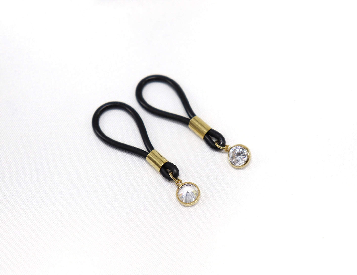 Non-Piercing Nipple Jewelry Jewelz© with heart Pendant in 14k Gold Fill, nipple jewelry, erotic jewelry nipple, erect nipples, sexy jewelry