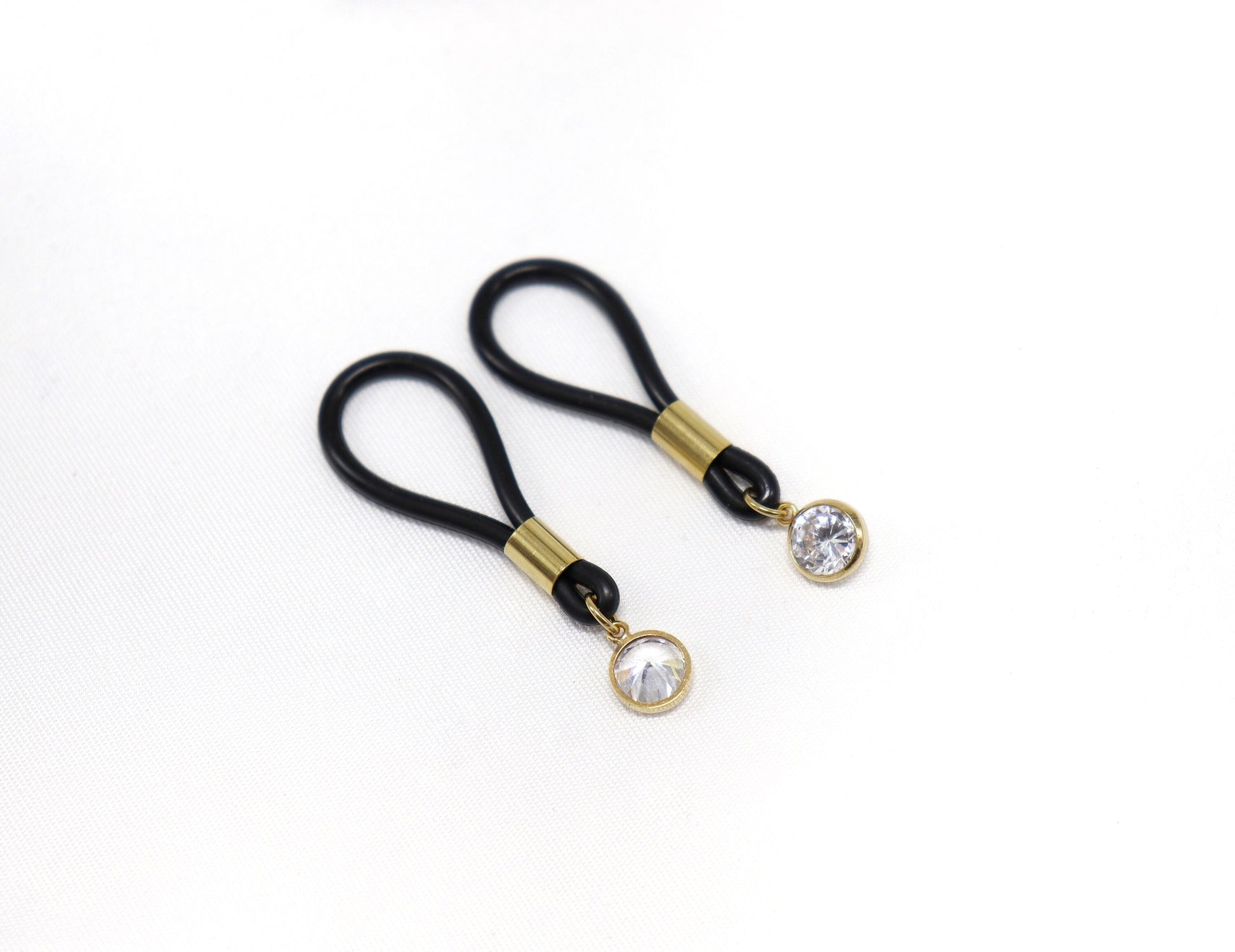 Non-Piercing Nipple Jewelry Jewelz© with heart Pendant in 14k Gold Fill, nipple jewelry, erotic jewelry nipple, erect nipples, sexy jewelry