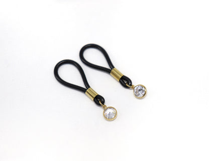 Non-Piercing Nipple Jewelry Jewelz© with heart Pendant in 14k Gold Fill, nipple jewelry, erotic jewelry nipple, erect nipples, sexy jewelry