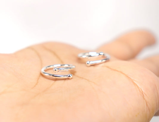 Non Piercing Fake Piercing in 925 Sterling Silver Non Piercing Nipple clamp sexy pair Not Pierced Nipple Jewelry for him or her sexy nipple
