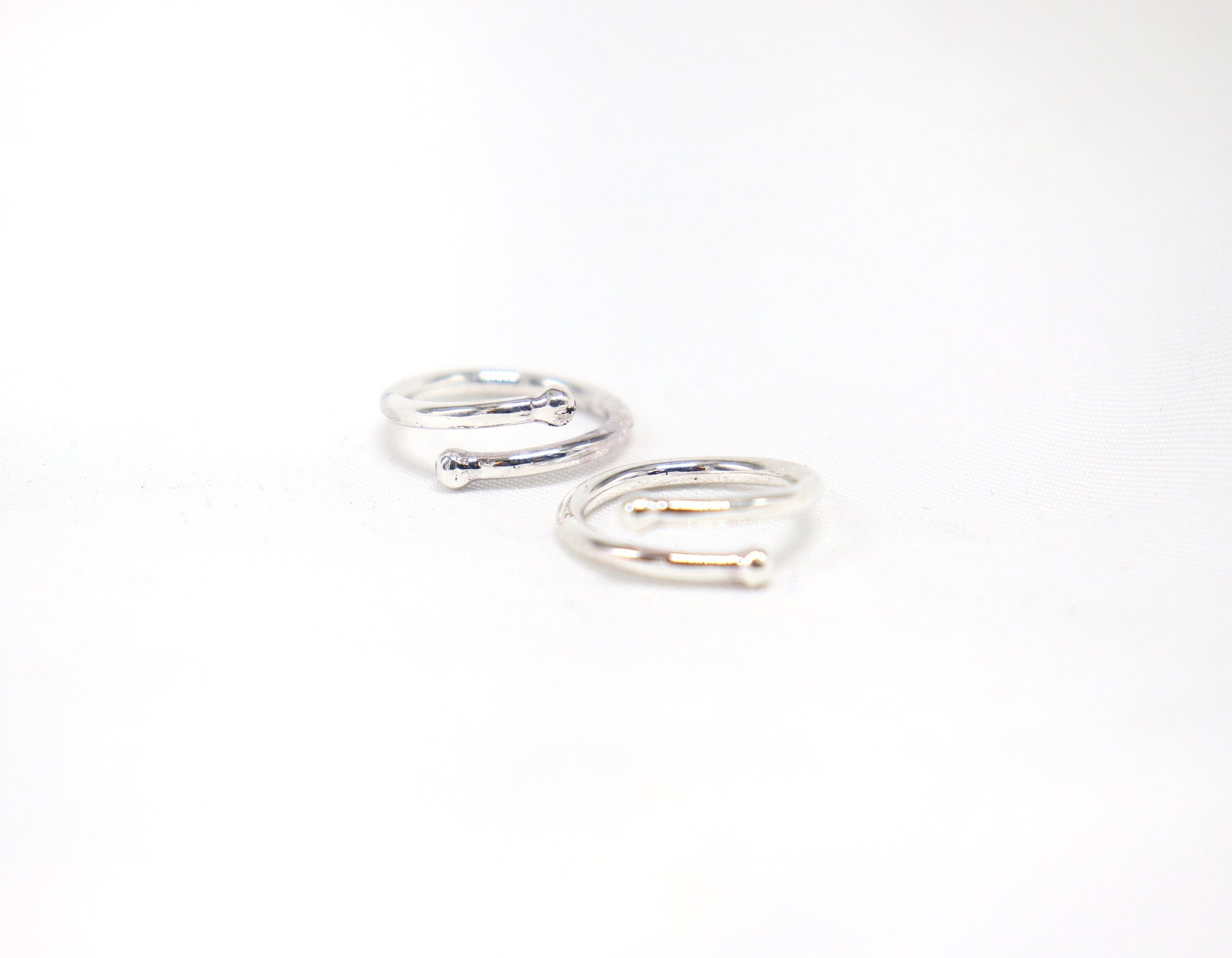 Non Piercing Fake Piercing in 925 Sterling Silver Non Piercing Nipple clamp sexy pair Not Pierced Nipple Jewelry for him or her sexy nipple