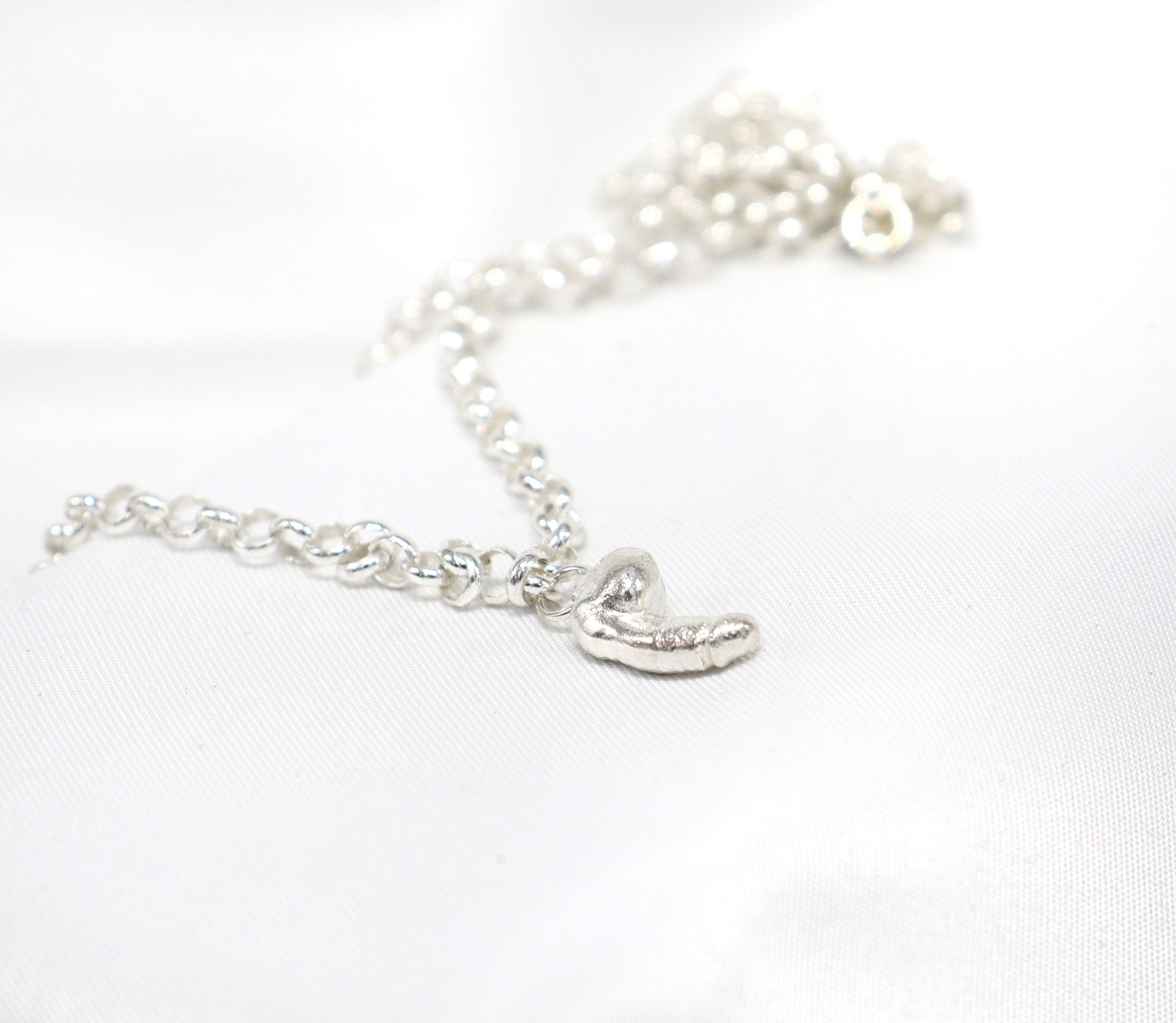 Penis pendant necklace TheP © Sterling Silver, valentines day, phallus necklace, cock necklace, dick chain Genitalia Pendant, Gift For Men