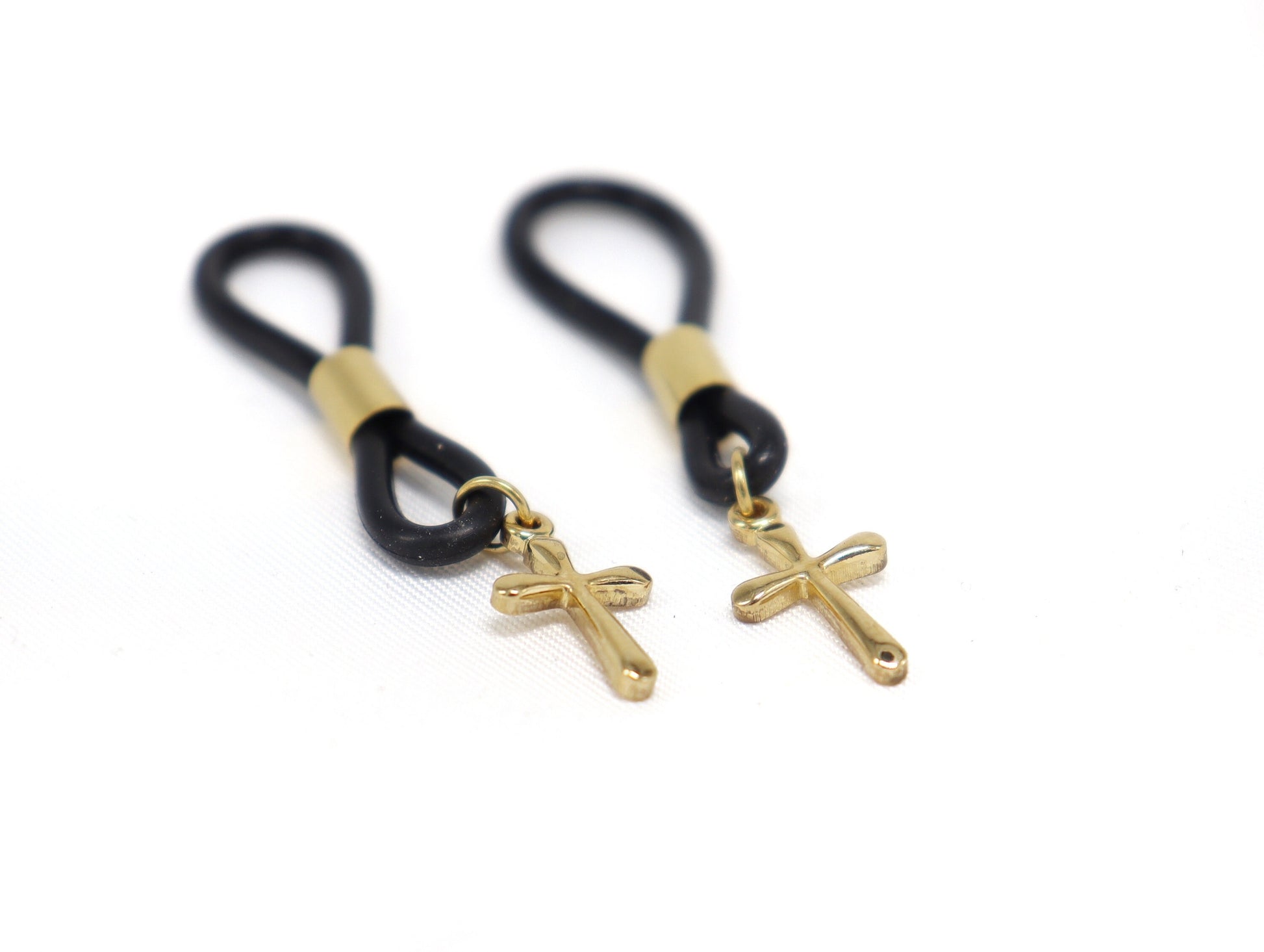 Non-Piercing Nipple Jewelry CrossNips© with heart Pendant in 14k Gold Fill, nipple jewelry, erotic jewelry nipple, erect nipples